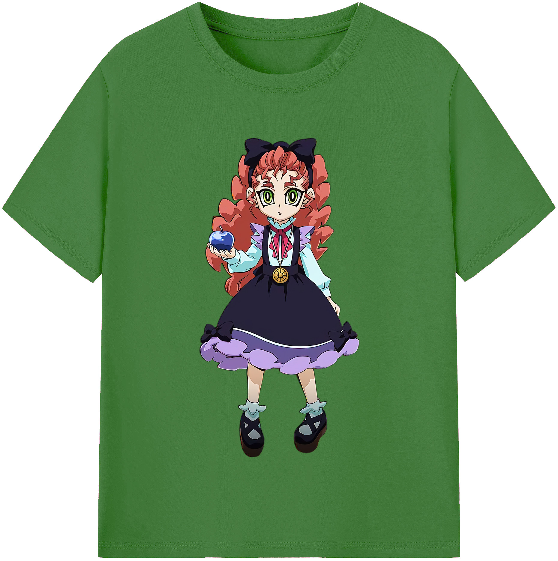 （画像用） 遊☆戯☆王 Yu-Gi-Oh! レディースカジュアルプリントTシャツ（綿100％）